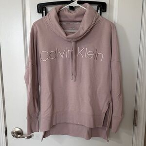 Calvin Klein Women's Mauve Cowl Neck Sweater